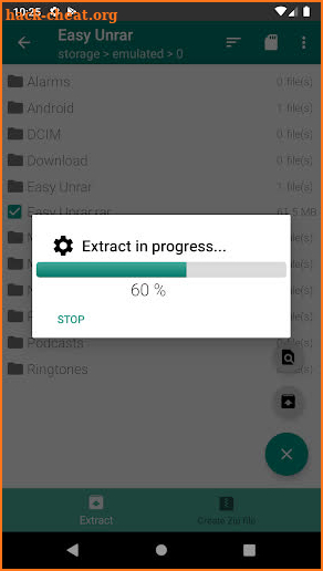 Easy Unrar Unzip & zip (noads) screenshot