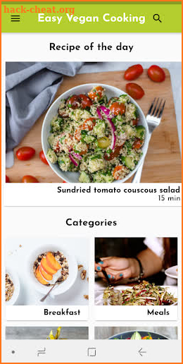 Easy Vegan Cooking screenshot