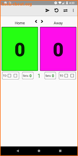 Easy Volleyball Scorekeeper - With Text Messaging screenshot