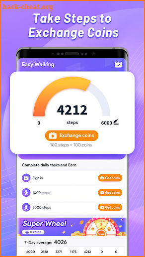 Easy Walking - Step Tracker screenshot