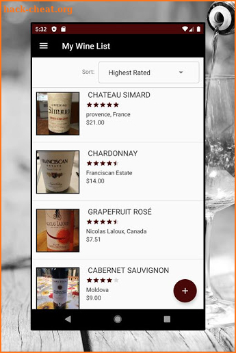 Easy Wine Tracker screenshot