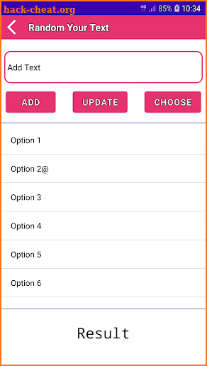 EasyChoice screenshot