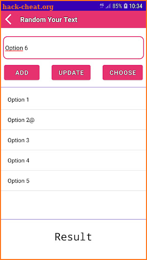 EasyChoice screenshot