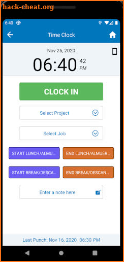 EasyClocking 1.2 screenshot