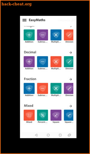 EasyMaths screenshot