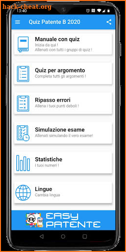 EasyPatente - Quiz Italian Driving License B 2020 screenshot