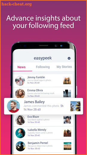 Easypeek - Reports & Story Analytics for Instagram screenshot