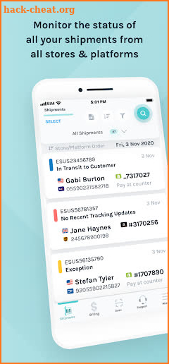 Easyship screenshot