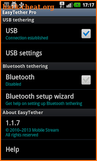 EasyTether Pro screenshot
