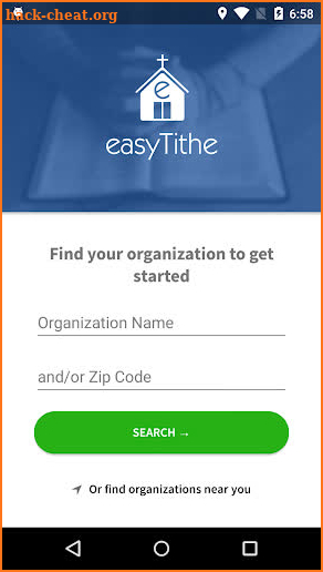 EasyTithe Giving screenshot