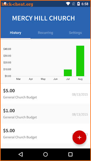 EasyTithe Giving screenshot