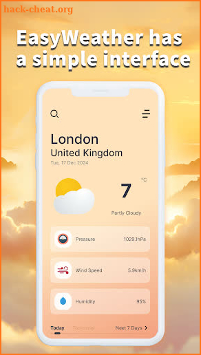 EasyWeather screenshot