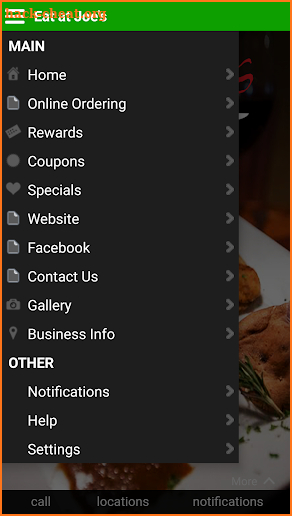 Eat at Joe's screenshot