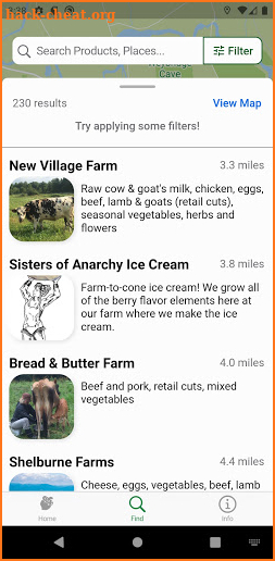 Eat Local VT screenshot