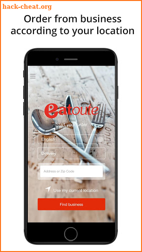 Eatoute screenshot