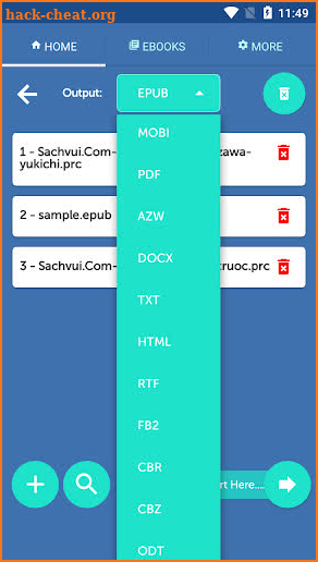 Ebook Converter ‬- Convert EPUB, MOBI, PDF, AZW3 screenshot