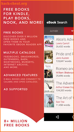 eBook Search - Find Free Books & eBooks Library screenshot