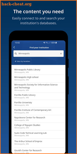 EBSCO Mobile screenshot