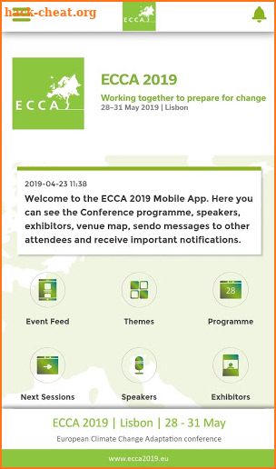 ECCA 2019 screenshot