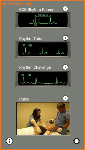 ECG and ACLS Tutor screenshot