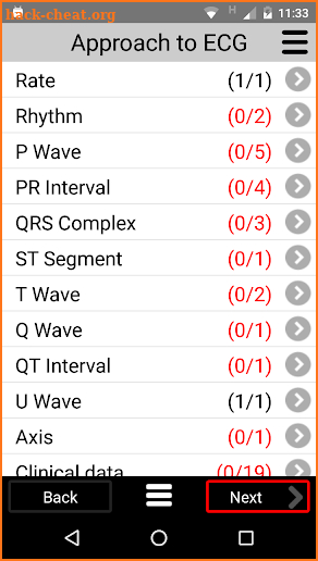 ECG CALC Lite screenshot