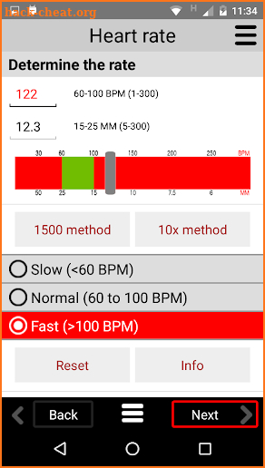 ECG CALC Lite screenshot