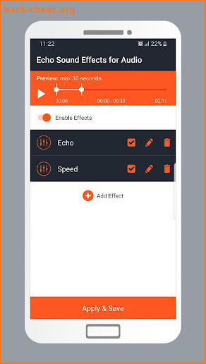 Echo Sound Effects for Audio screenshot