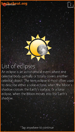 Eclipse Calendar screenshot