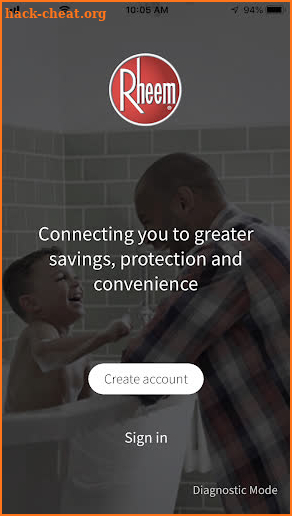 EcoNet Rheem screenshot