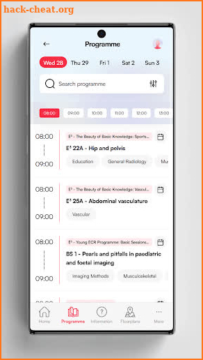 ECR 2024 screenshot