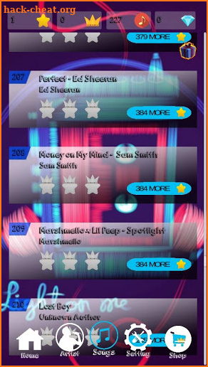 Ed Sheeran - Shape of You Piano Tiles 2019 screenshot