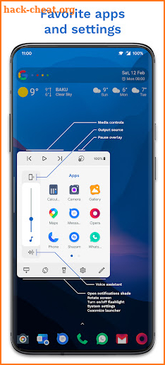 Edge Card Launcher: Side Panel screenshot