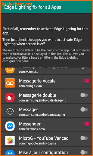 Edge Lighting fix for all Apps screenshot