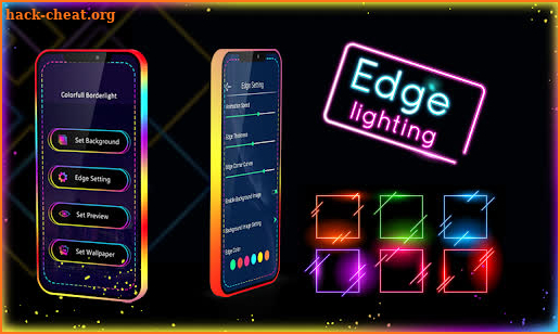 Edge Lighting Live HD Wallpaper - LED Borderlight screenshot