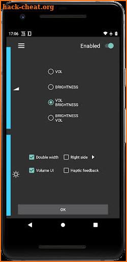 Edge Slider Volume Brightness screenshot