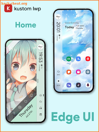 EdgeUI For KLWP screenshot