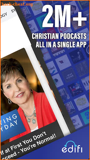 Edifi - Christian Podcast Player screenshot