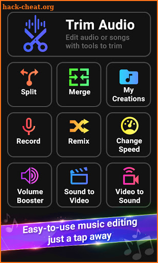 Edit Music - Audio Trim, Mp3 Cutter, Sound Booster screenshot