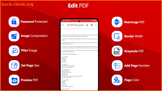 Edit PDF screenshot