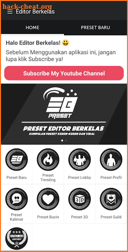 Editor Berkelas screenshot