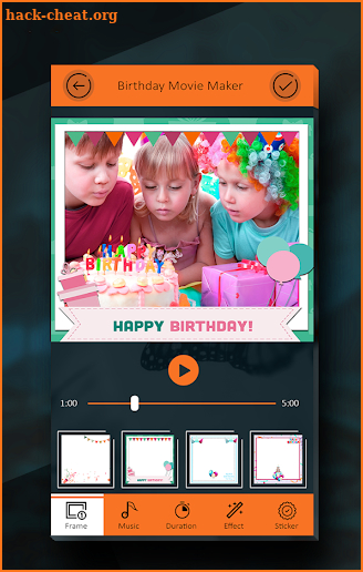 Editor Birthday Video & photo Maker With music screenshot