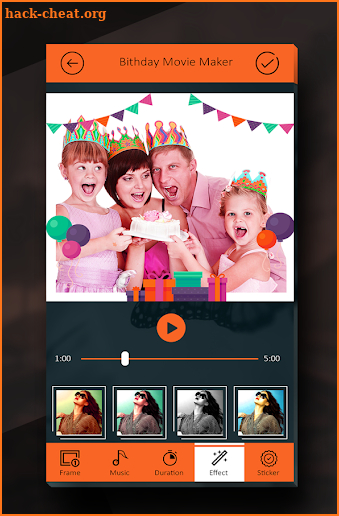 Editor Birthday Video & photo Maker With music screenshot