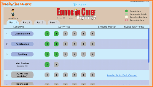 Editor in Chief® Beginning 2 (Lite) screenshot