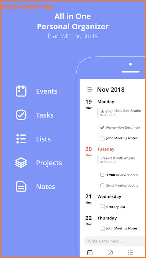 Edo Agenda screenshot