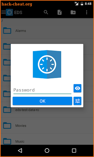 EDS  – encrypt your files to keep your data safe screenshot