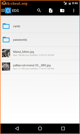 EDS  – encrypt your files to keep your data safe screenshot