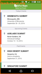 EdTechTeam Events screenshot