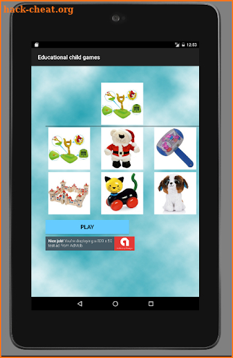 Educational brain game for kids screenshot