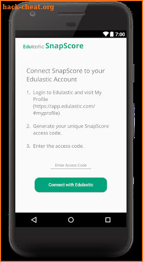 Edulastic SnapScore screenshot