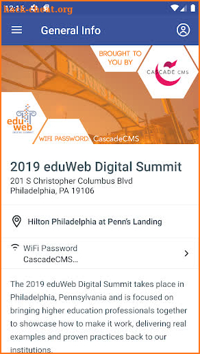 eduWeb 2019 screenshot